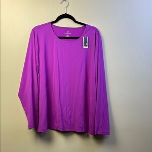Lands end women’s Purple Long Sleeve Top